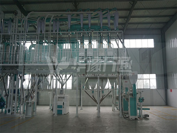  Complete set of corn deep processing machinery can freely adjust the discharging particle size according to different user needs