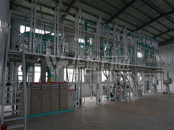  Installation and commissioning site of Hubei 50t/d corn deep processing equipment